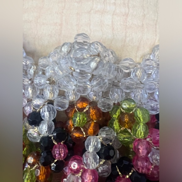 Vintage Saks Fifth Avenue Beaded Purse - Italian Beaded Evening Purse- Rare Find - Picture 7 of 13